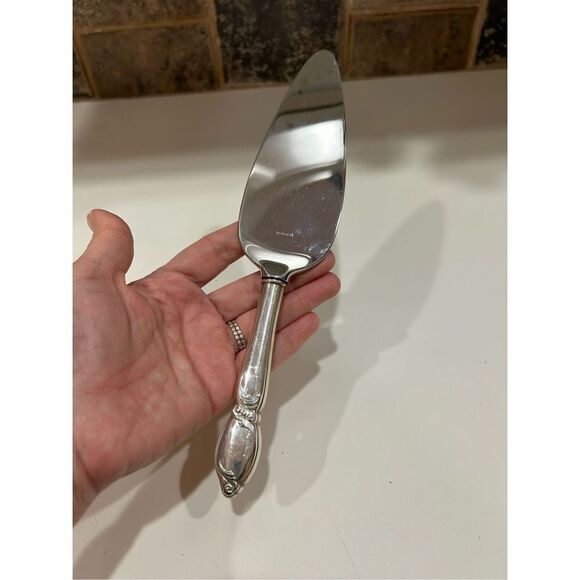 Mid Century Modern Stainless Wedding Pie/Cake Knife/Server Approximately 11”. - Picture 1 of 9